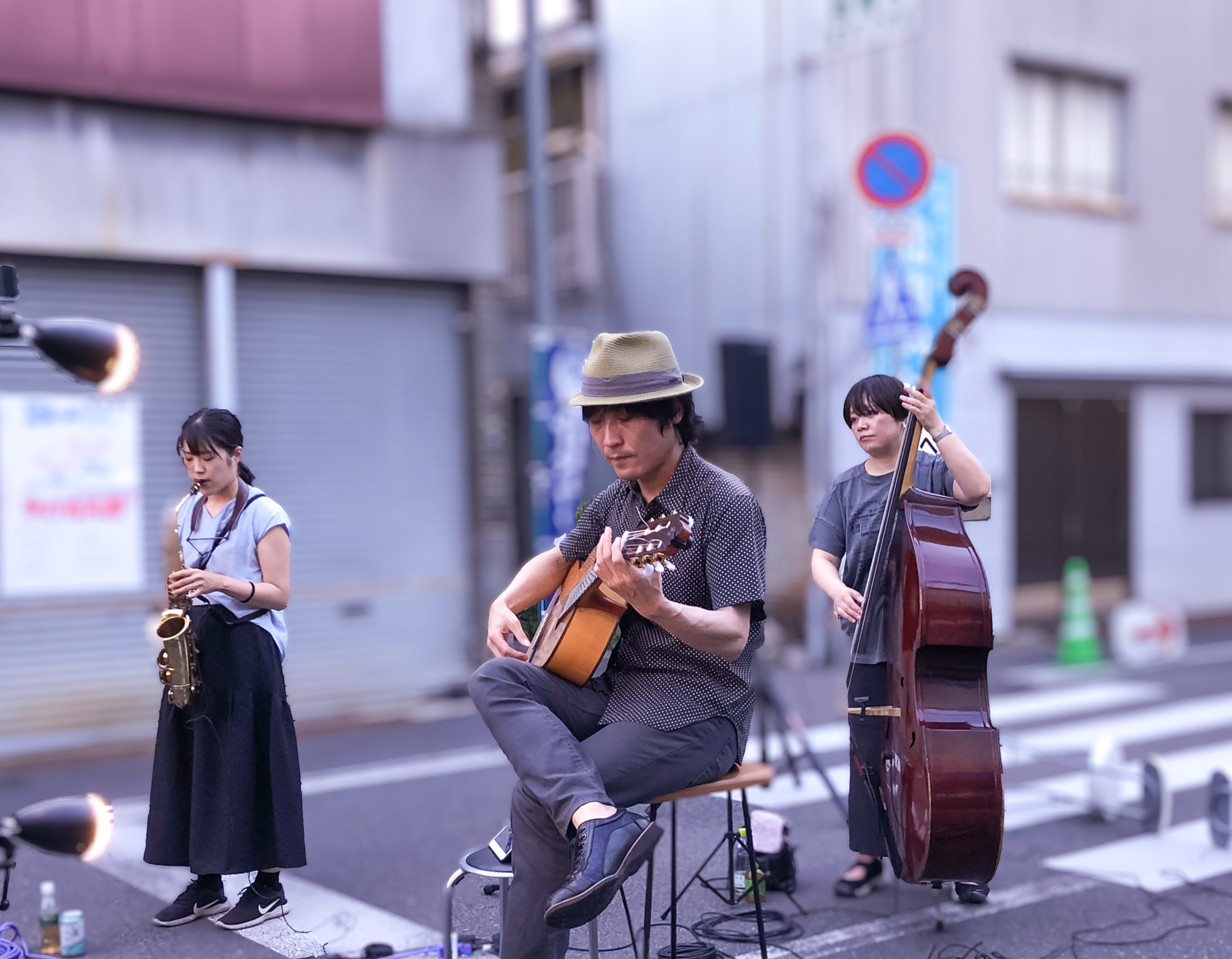 藤塚神社夏祭りジャズバンド