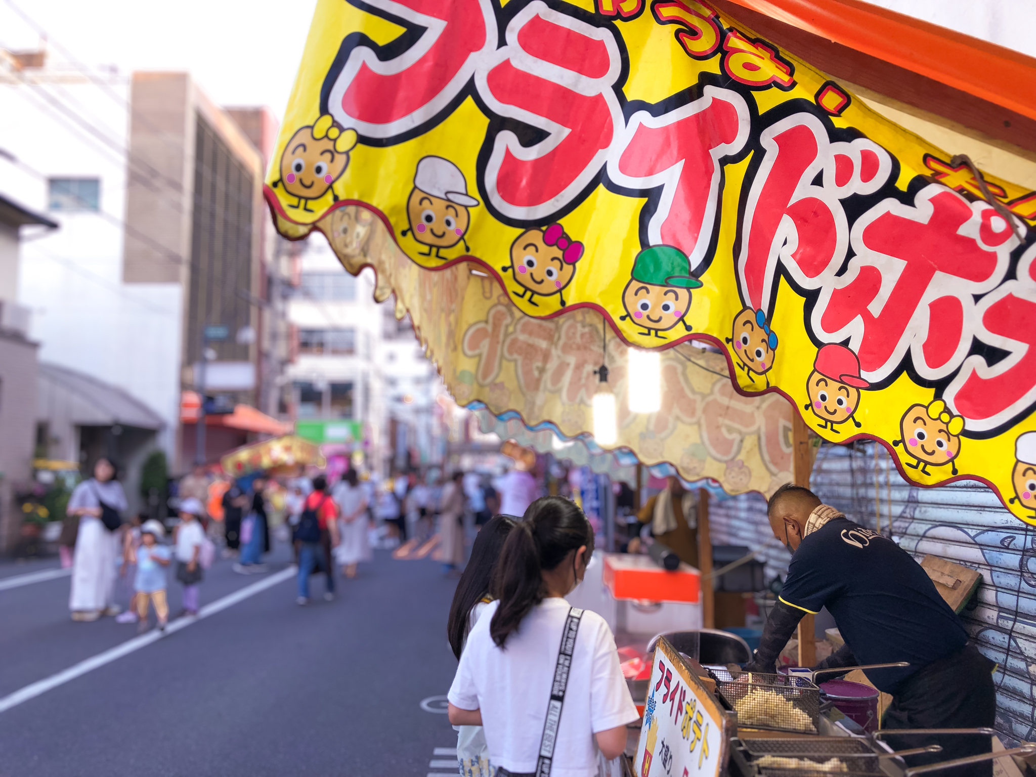 藤塚神社夏祭りフライドポテト屋