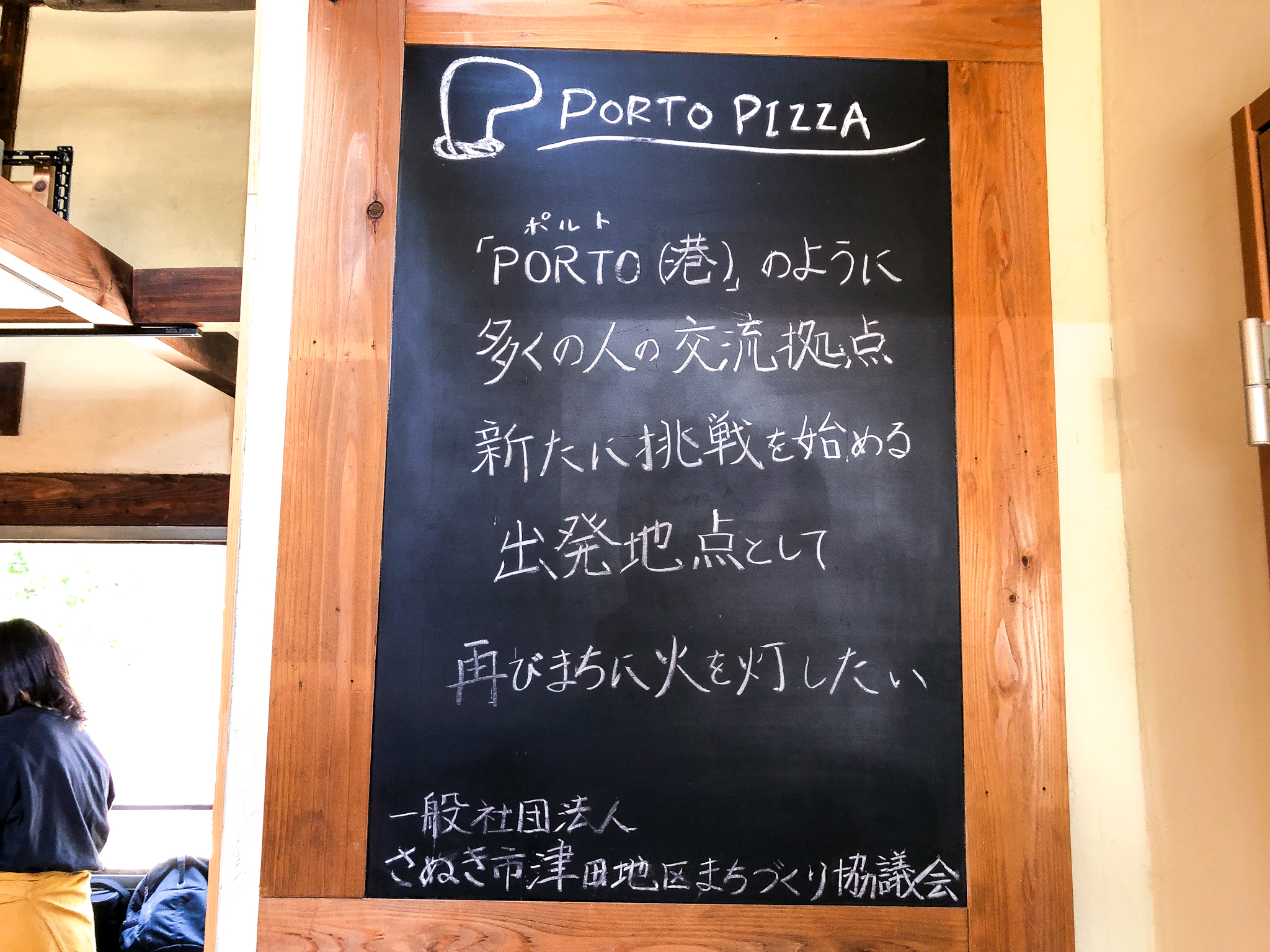 津田PORTOPIZZAのメッセージ